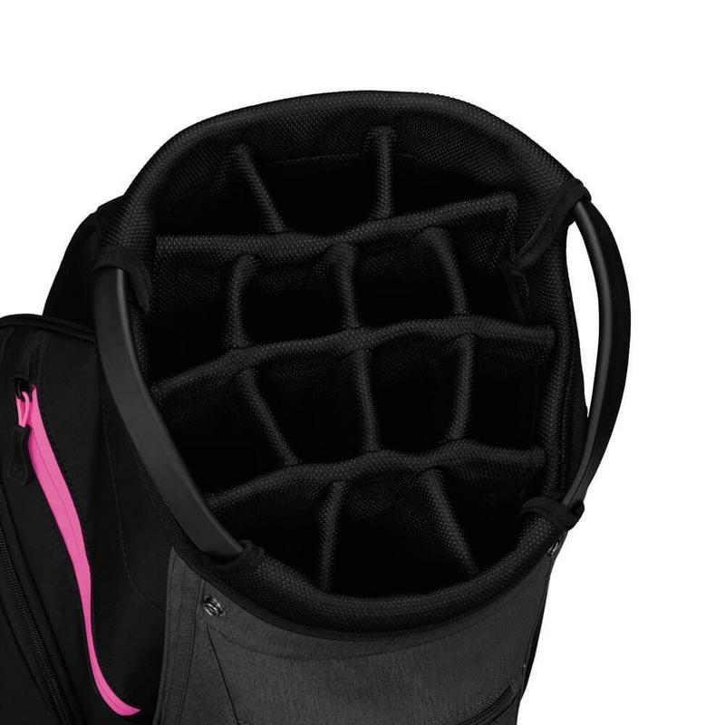 TaylorMade TM Cart Lite Golf Bag - Grey/Neon Pink - main image