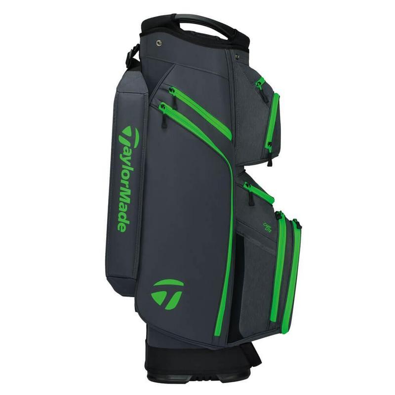 TaylorMade TM Cart Lite Golf Bag Grey/Neon Green - main image
