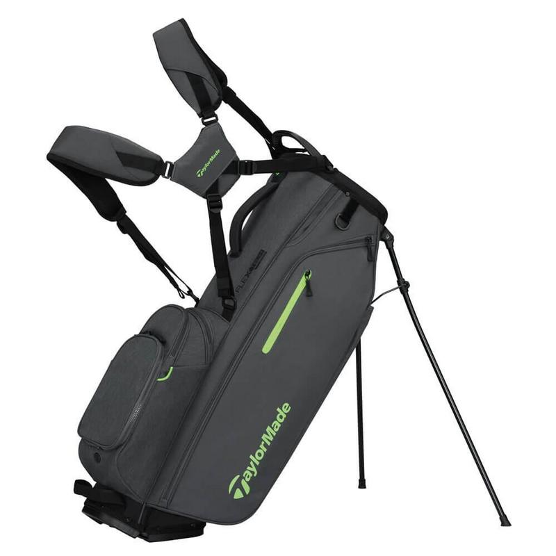 TaylorMade FlexTech Crossover Golf Stand Bag Grey/Neon Green