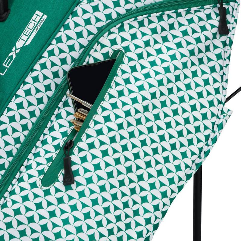 TaylorMade FlexTech Crossover Golf Stand Bag Heritage Icon Green - main image