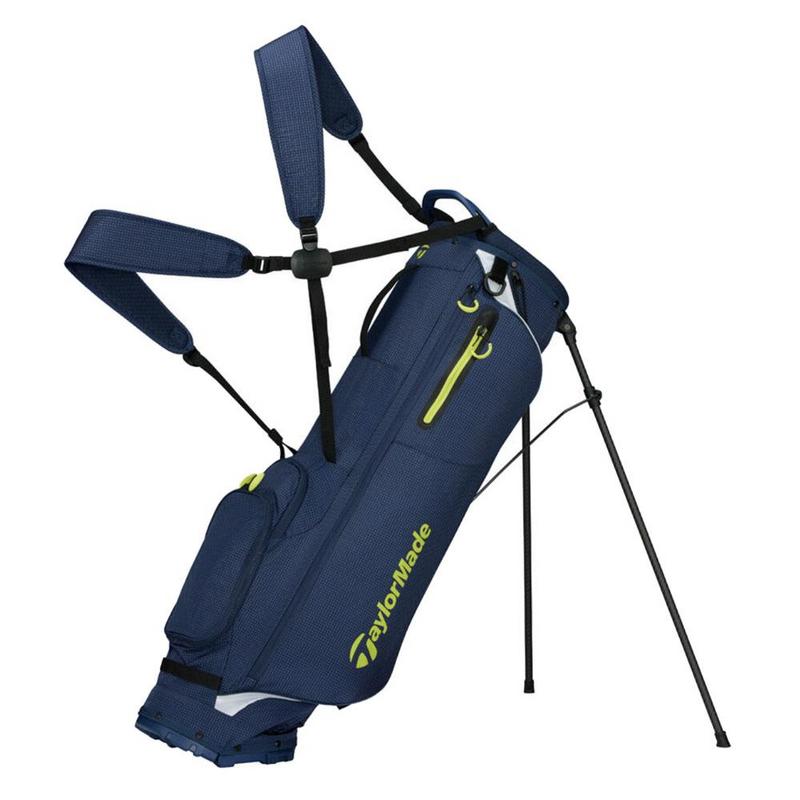 TaylorMade FlexTech SuperLite Golf Stand Bag - Navy/White/Lime