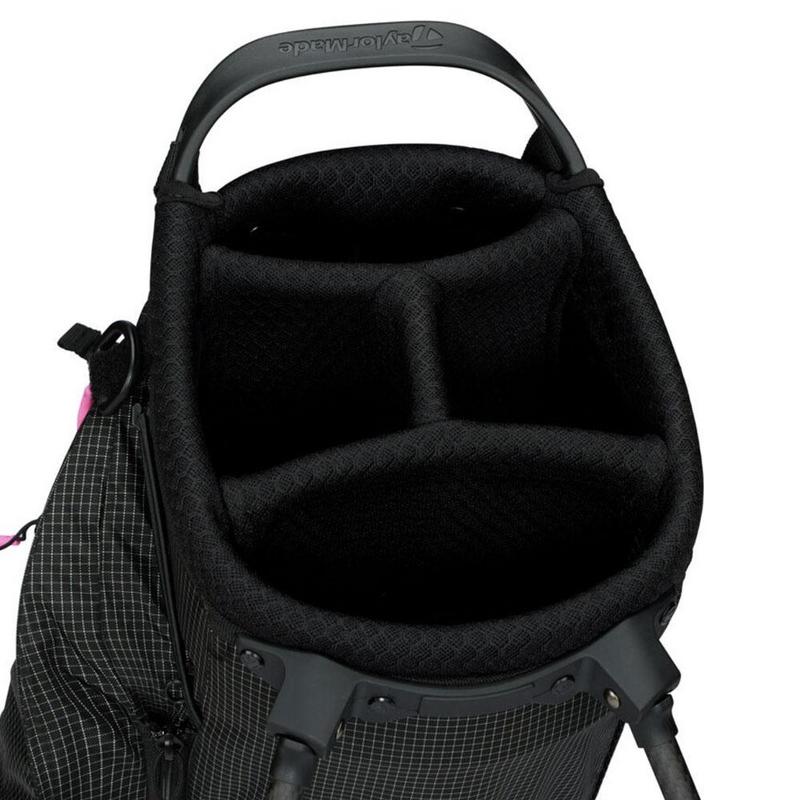 TaylorMade FlexTech SuperLite Golf Stand Bag - Black/Neon Pink - main image