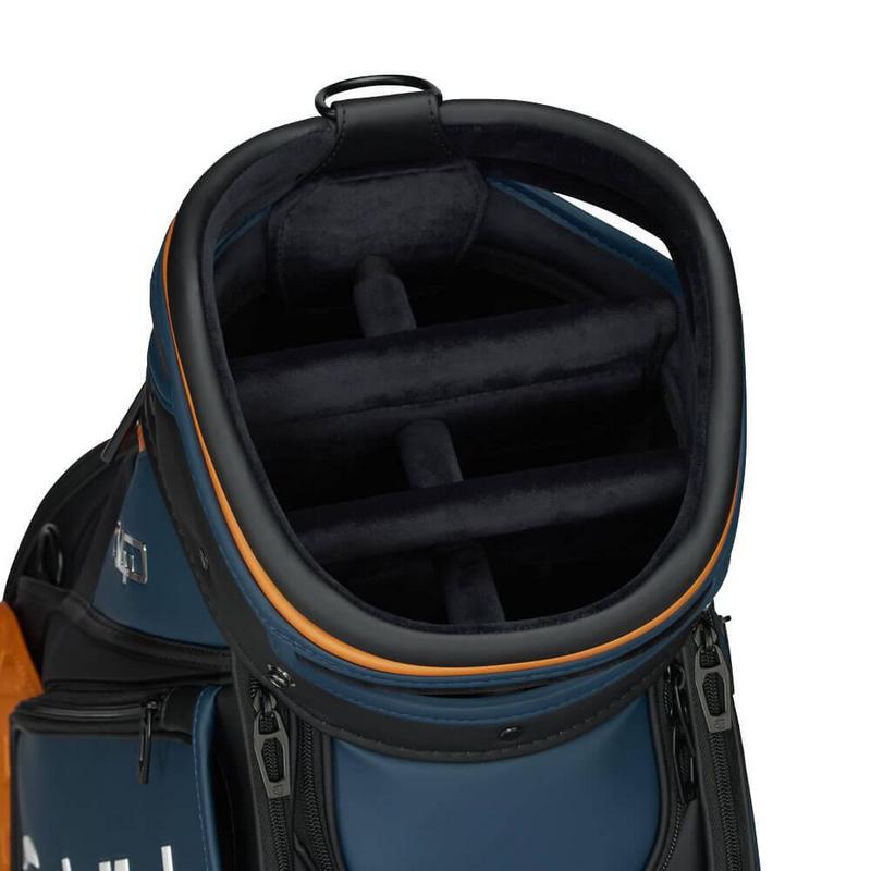 TaylorMade Qi4D Tour Golf Staff Bag - Black/Blue/Orange - main image