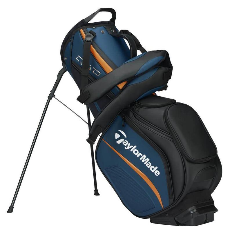 TaylorMade Qi4D Tour Golf Stand Bag - Black/Blue/Orange - main image