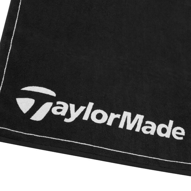 TaylorMade Tour Golf Towel - Black - main image