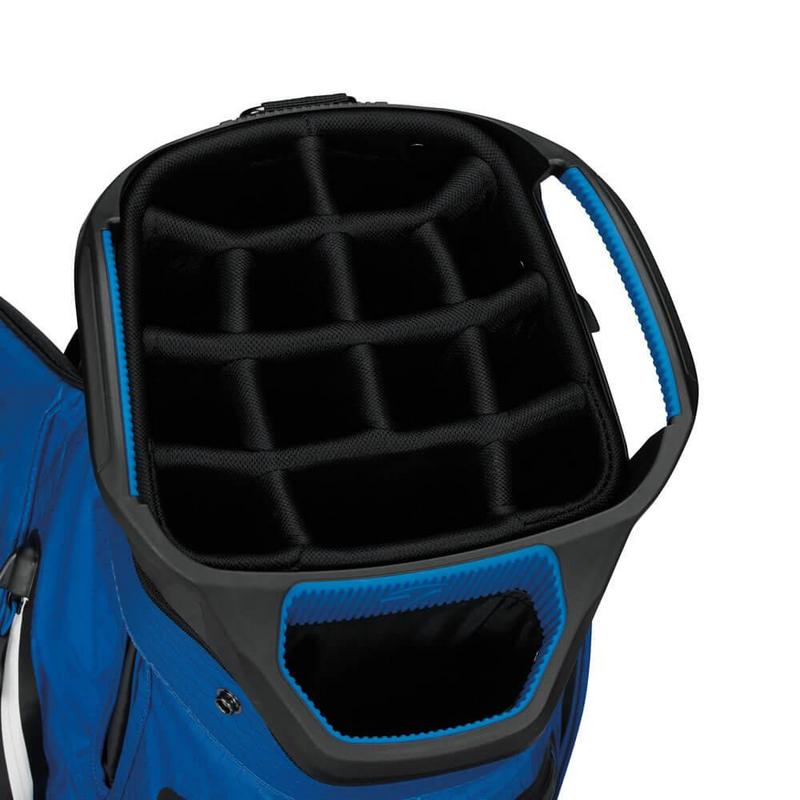 TaylorMade Storm Dry Waterproof Golf Cart Bag - Black/Blue - main image