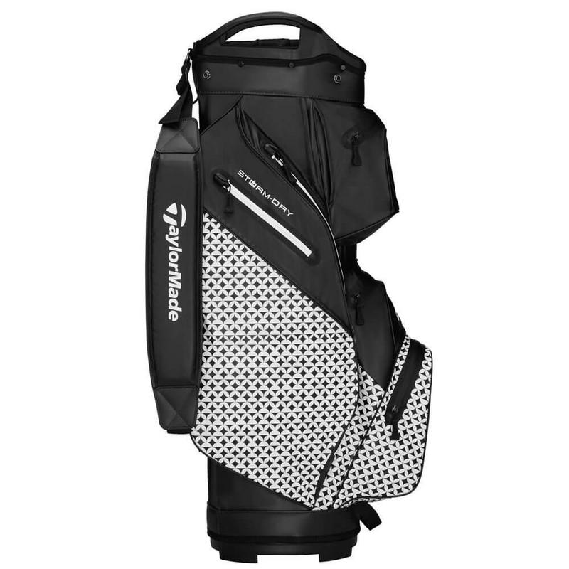 TaylorMade Storm Dry Waterproof Golf Cart Bag Heritage Icon Black - main image