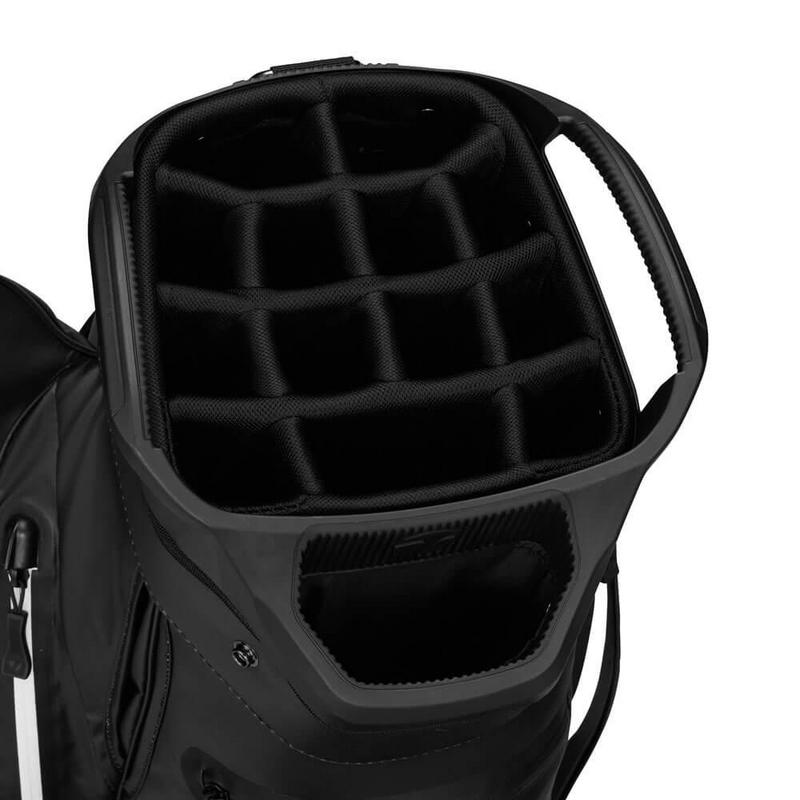 TaylorMade Storm Dry Waterproof Golf Cart Bag Heritage Icon Black - main image