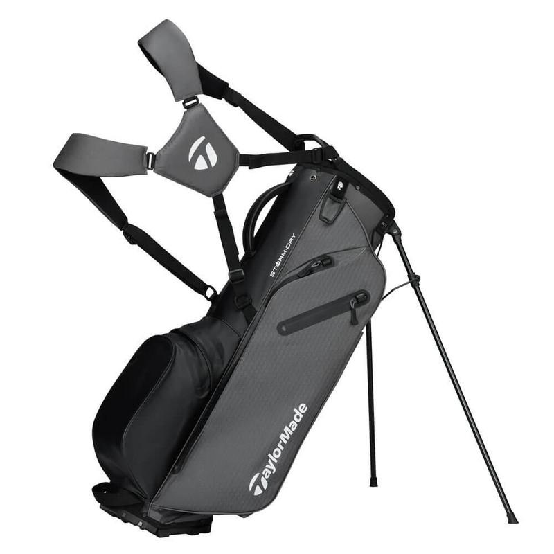 TaylorMade Storm Dry Waterproof Golf Stand Bag Grey/Black