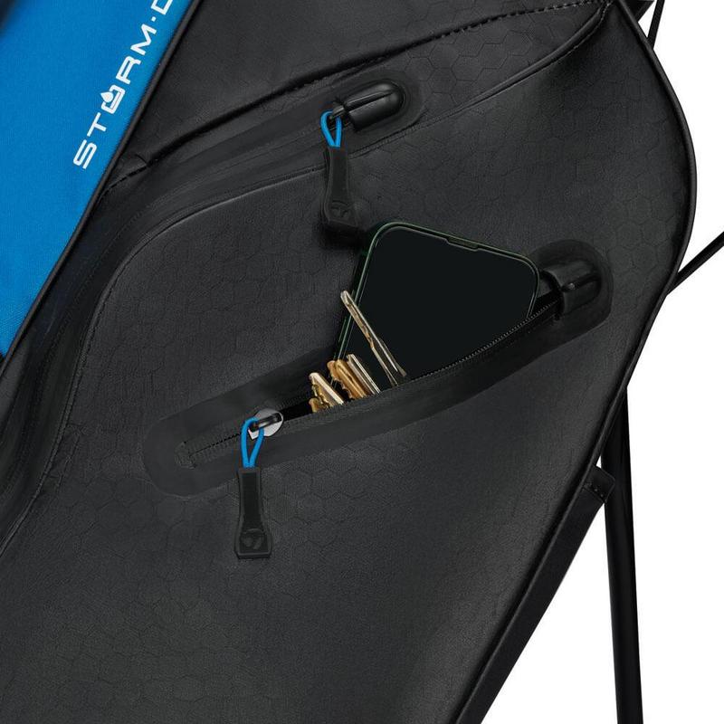 TaylorMade Storm Dry Waterproof Golf Stand Bag Black/Blue - main image