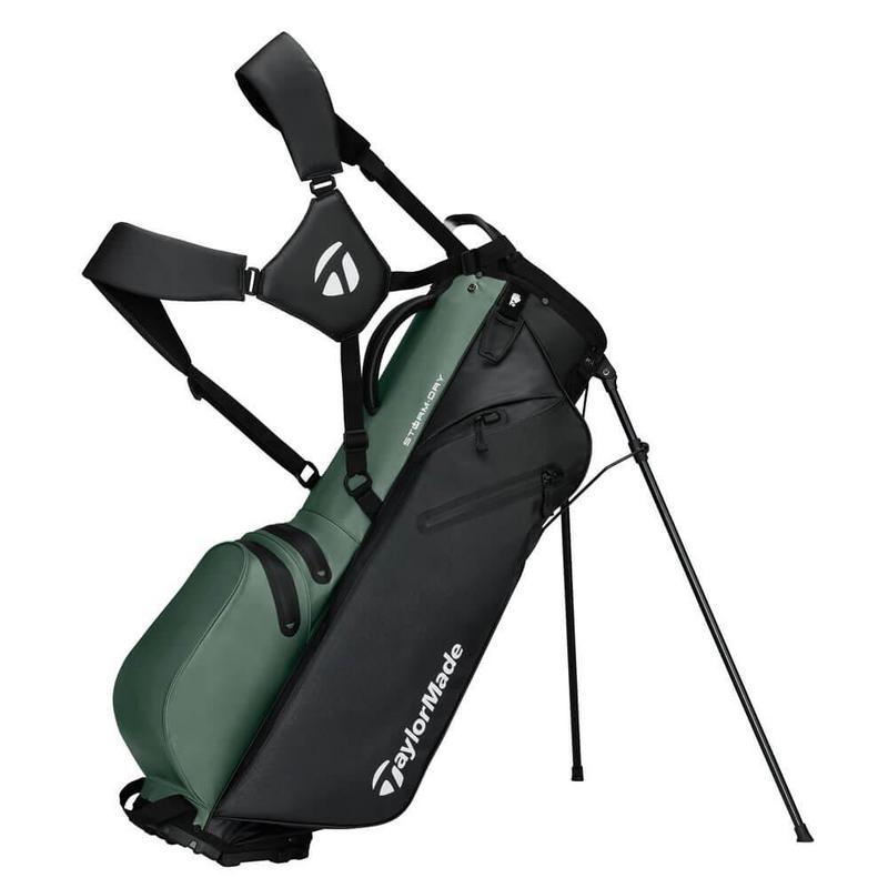 TaylorMade Storm Dry Waterproof Golf Stand Bag Black/Dark Sage