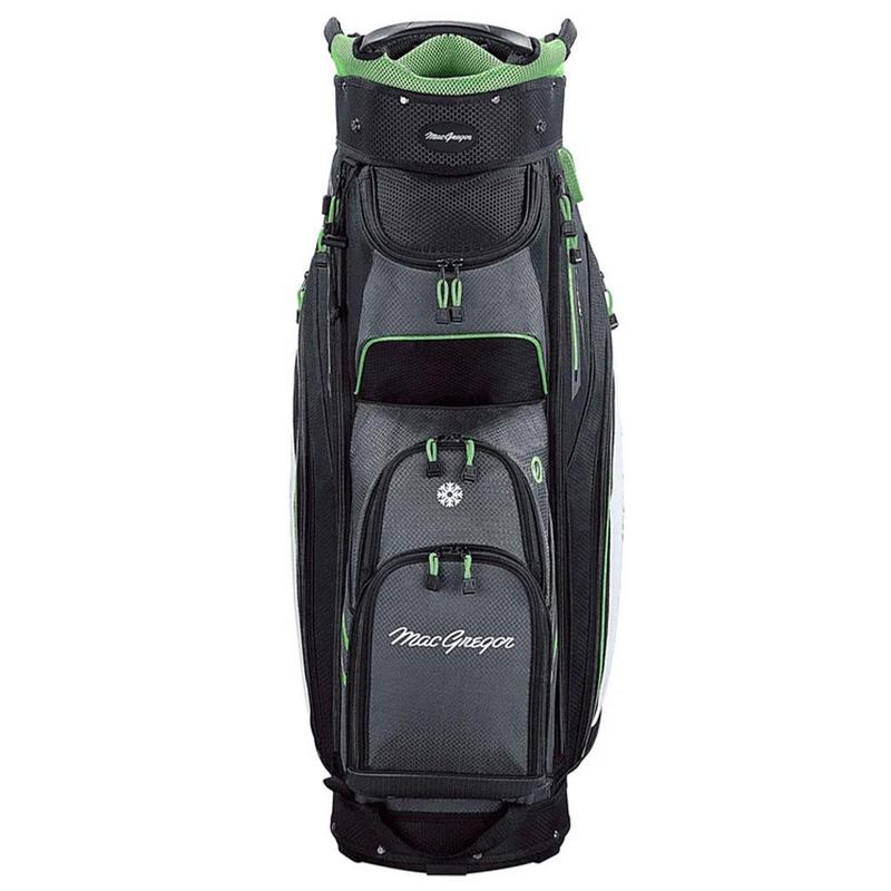 MacGregor Principal 10" 14 Way Golf Cart Bag - Black/Grey/Green - main image