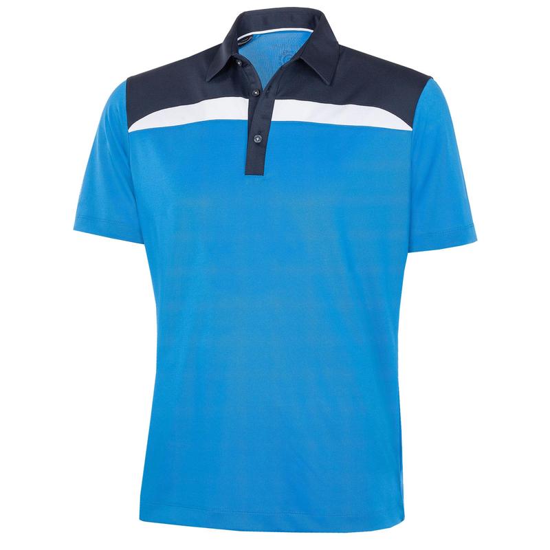 Galvin Green Mapping VENTIL8 Plus Golf Polo Shirt - Blue/Navy - main image