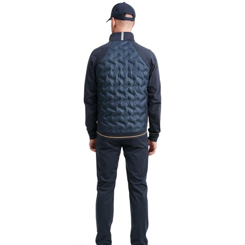 Abacus Mens Grove Hybrid Jacket - Navy/Harvest - main image