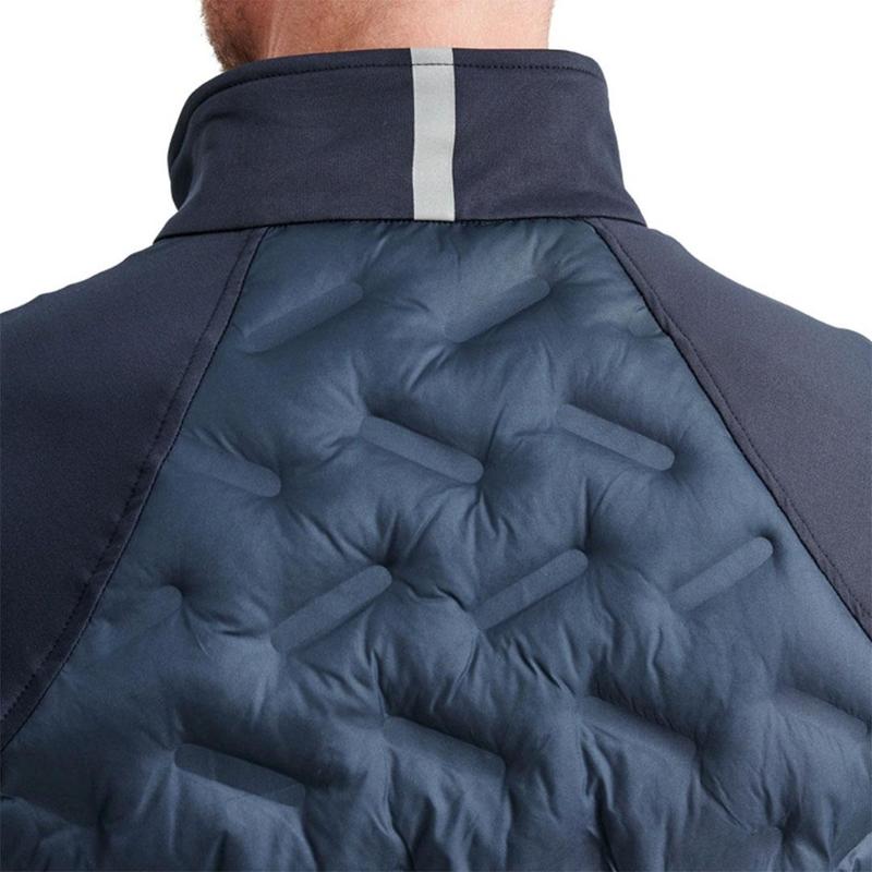 Abacus Mens Grove Hybrid Jacket - Navy/Harvest - main image