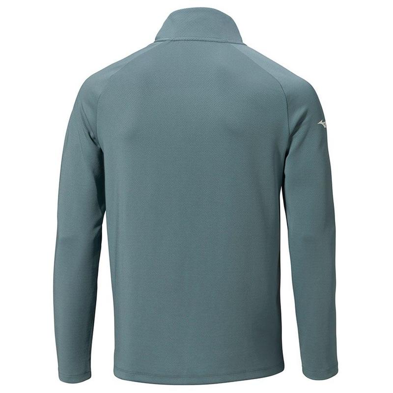 Mizuno Box 1/4 Zip Golf Sweater - Grey - main image