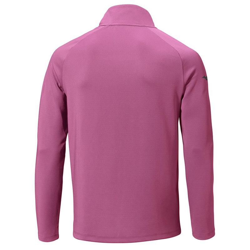 Mizuno Box 1/4 Zip Golf Sweater - Orchid - main image