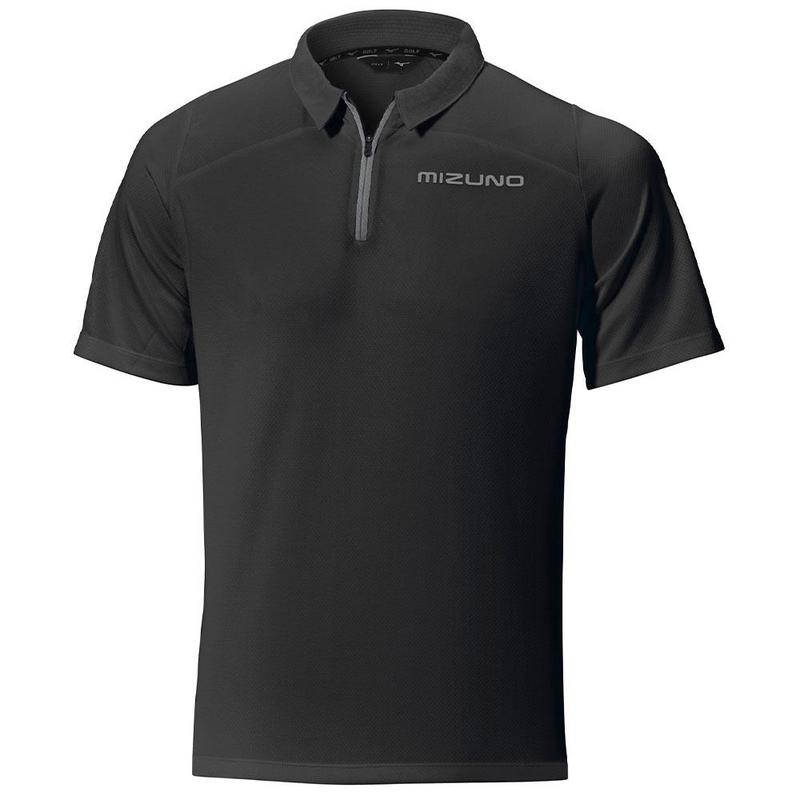 Mizuno Move Tech Golf Polo Shirt - Black