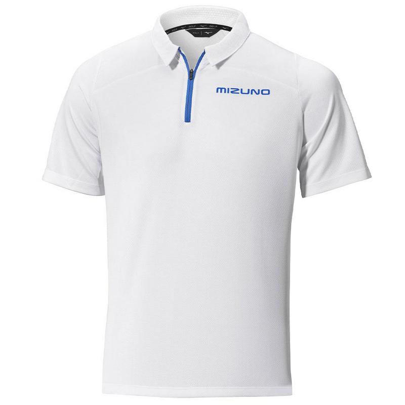 Mizuno Move Tech Golf Polo Shirt - White - main image