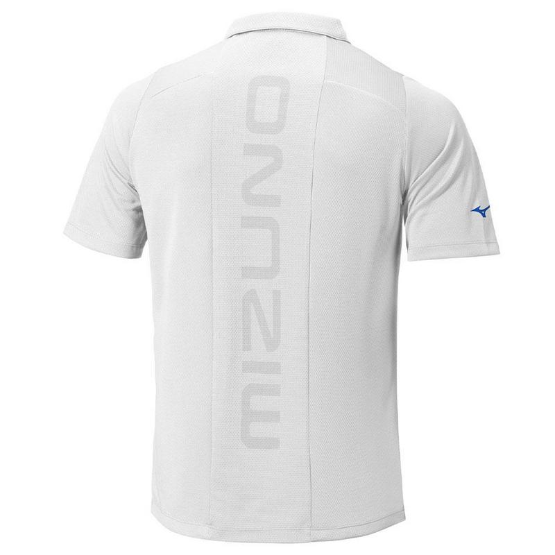 Mizuno Move Tech Golf Polo Shirt - White - main image