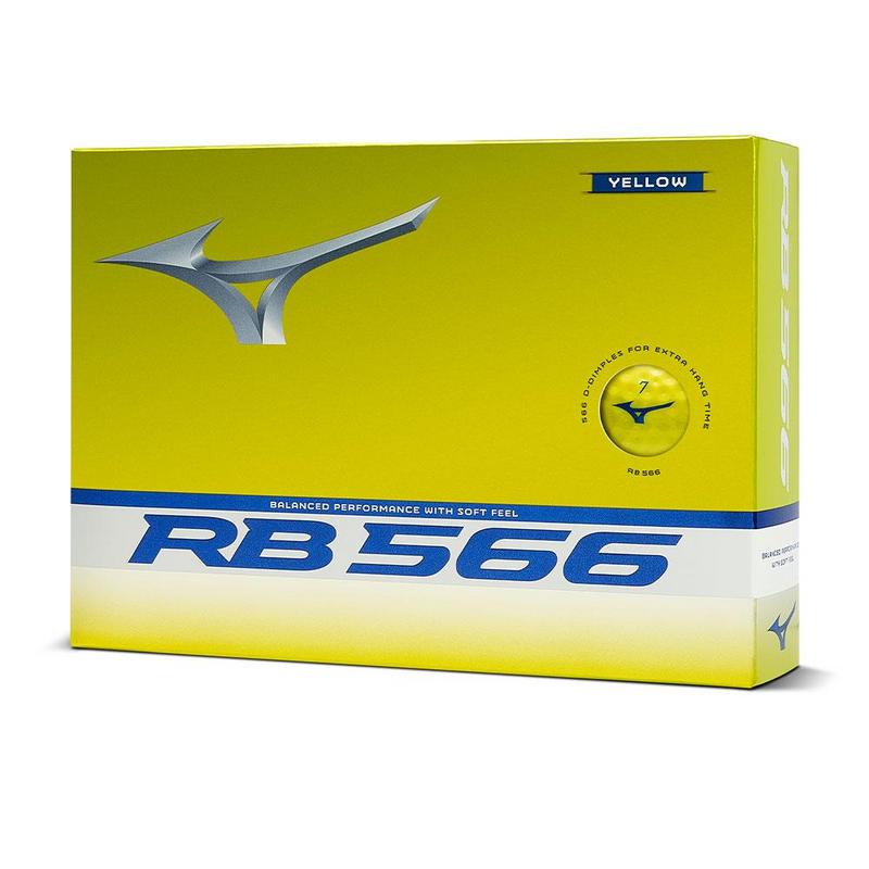 Mizuno RB 566 Golf Balls - Yellow - main image