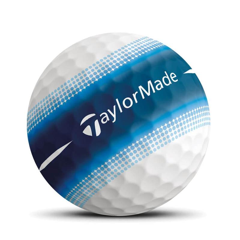 TaylorMade Tour Response Multi Stripe Golf Balls - White - main image