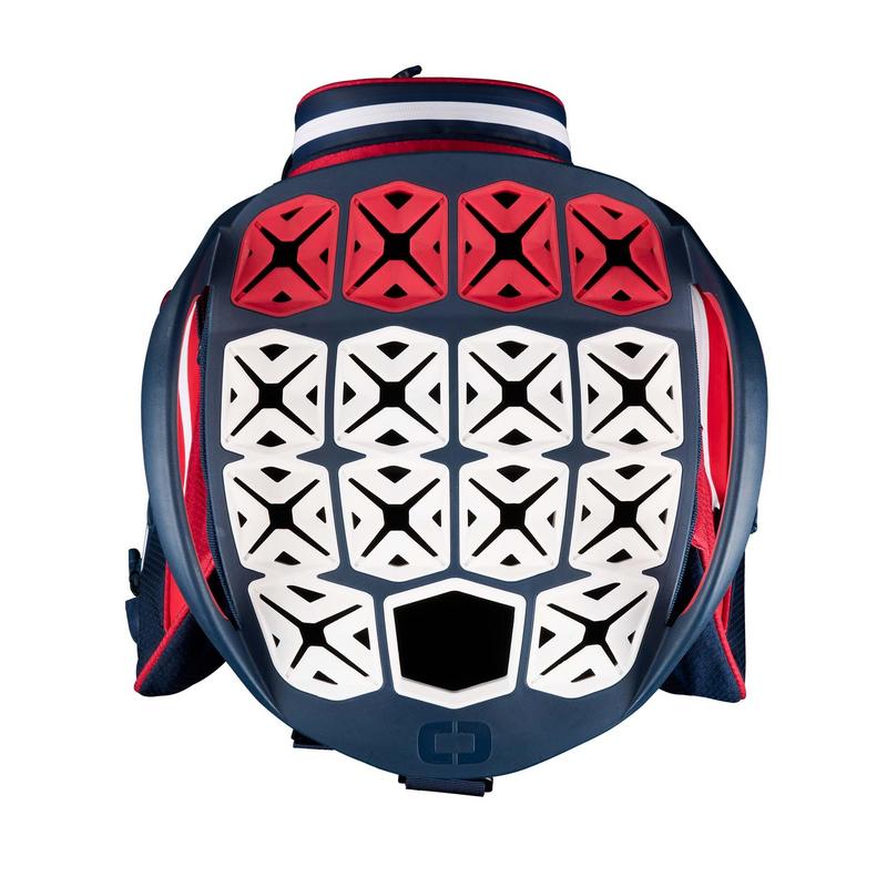 Ogio All Elements Silencer Golf Cart Bag - Red/White/Blue - main image