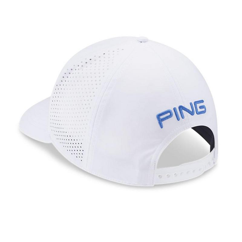 Ping Tour Delta Golf Cap - White/Fresh Water - main image