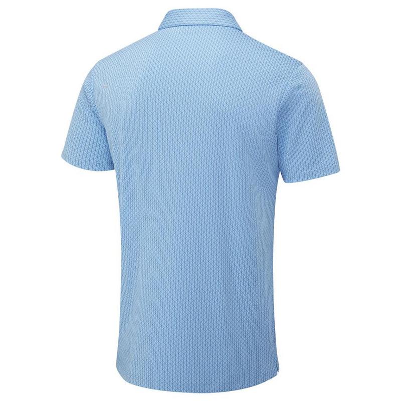Ping Hershel Golf Polo Shirt - Baltic Sea Multi - main image