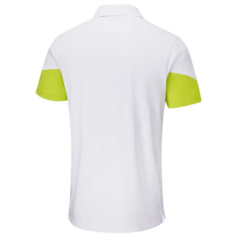 Ping Ty Golf Polo Shirt - White/Lime - main image