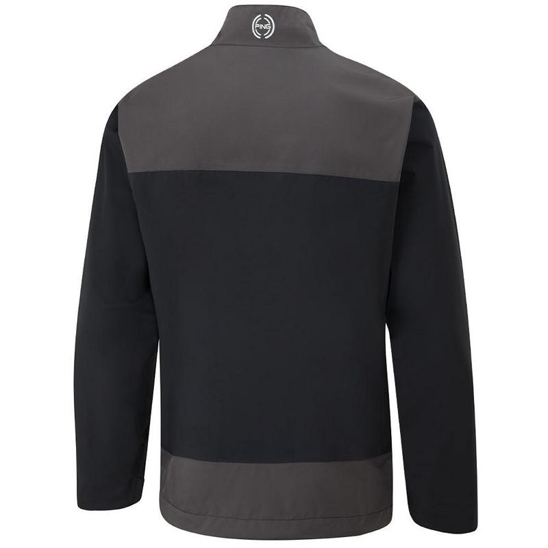 Ping SensorDry AquaDrive Half Zip Waterproof Golf Jacket - Black/Asphalt - main image