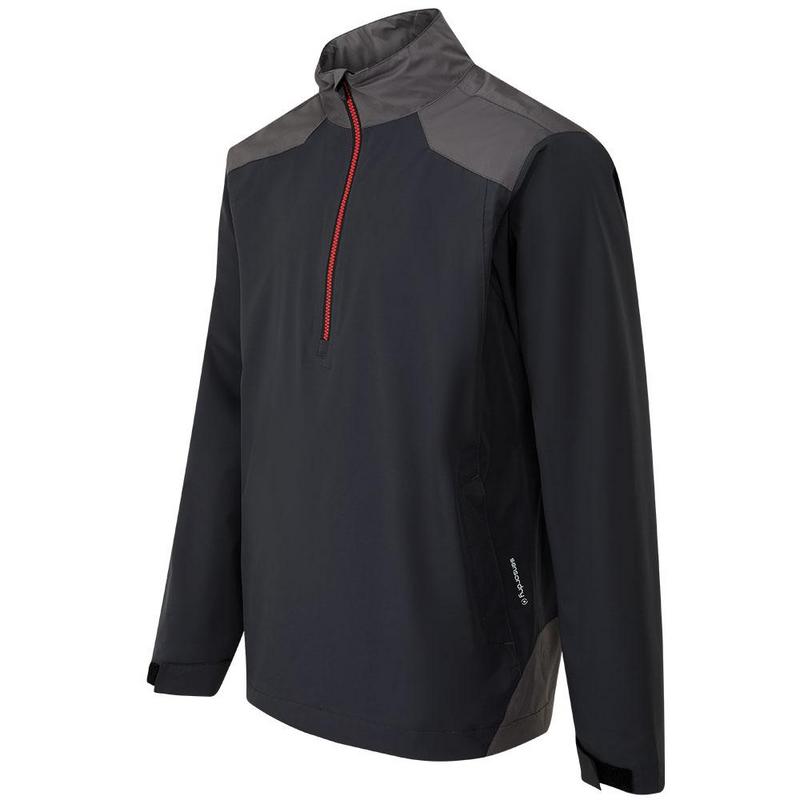 Ping SensorDry AquaDrive Half Zip Waterproof Golf Jacket - Black/Asphalt - main image