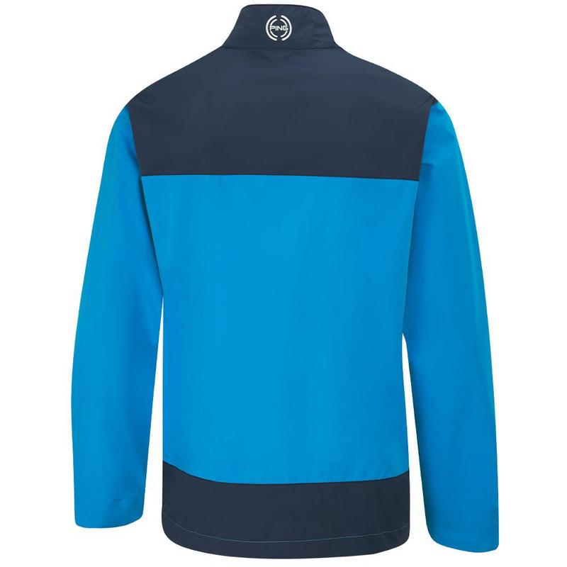 Ping SensorDry AquaDrive Half Zip Waterproof Golf Jacket - Brilliant Blue/Oxford Blue - main image