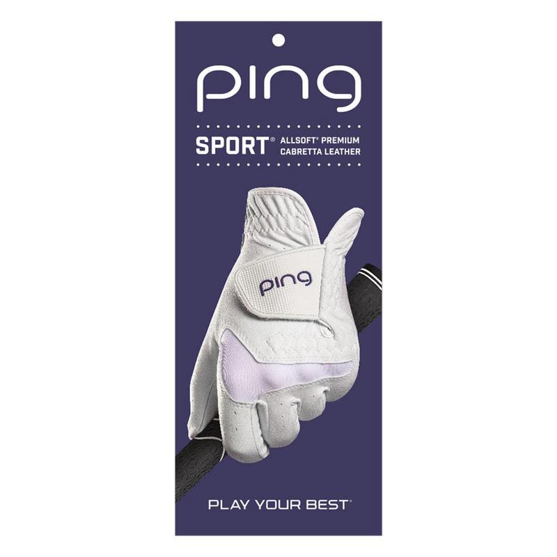 Ping G Le 4 Ladies Sport Golf Glove - White - Multi-Buy Offer - main image