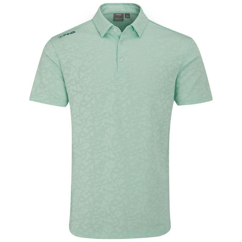 Ping Geo Camo Golf Polo Shirt - Misty Green - main image
