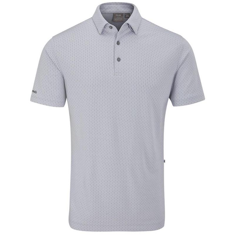 Ping Hershel Golf Polo Shirt - Silver Multi - main image