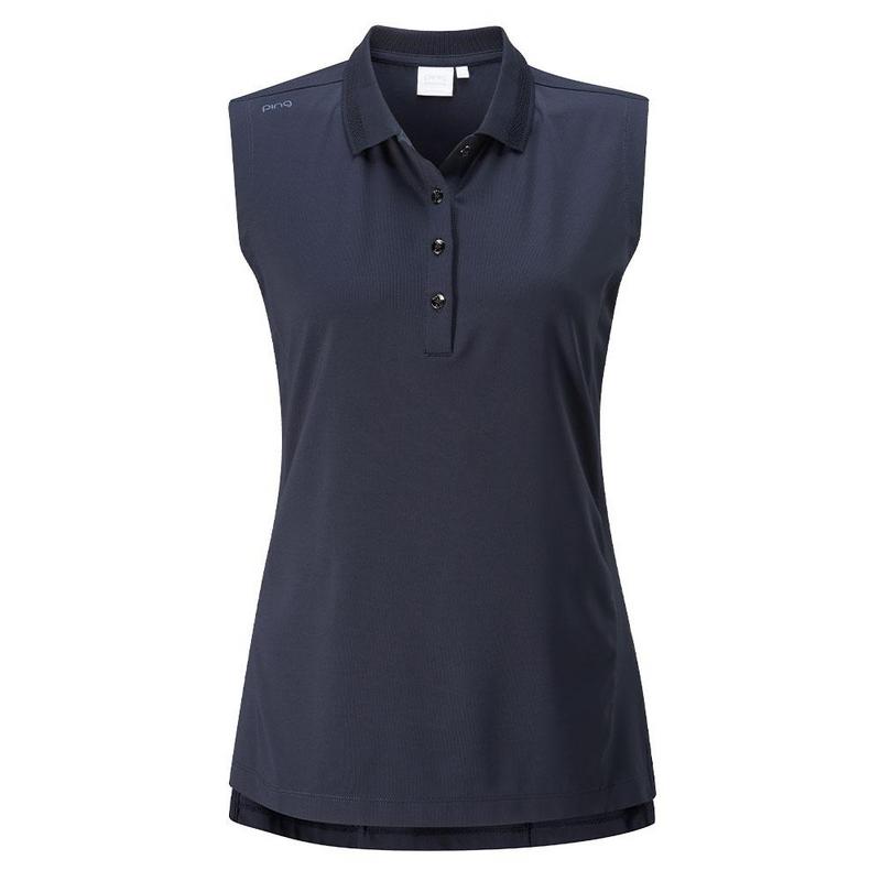 Ping Ladies Solene Sleeveless Golf Polo Navy