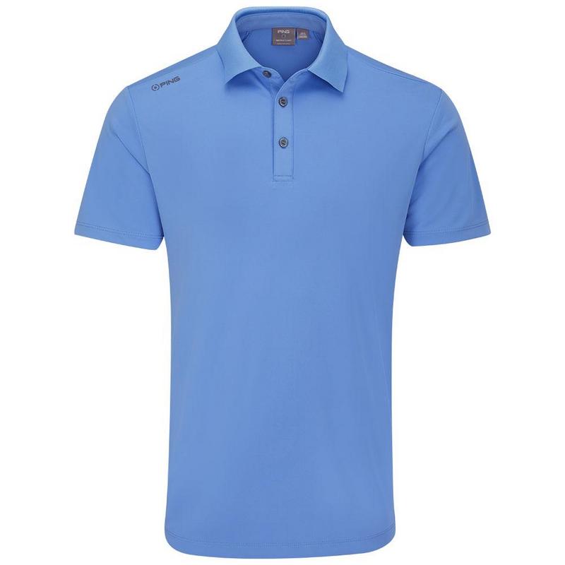 Ping Lindum Golf Polo Shirt - Cornflower Blue - main image