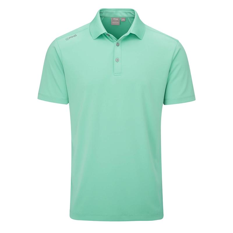 Ping Lindum Golf Polo Shirt - Aquarius  - main image