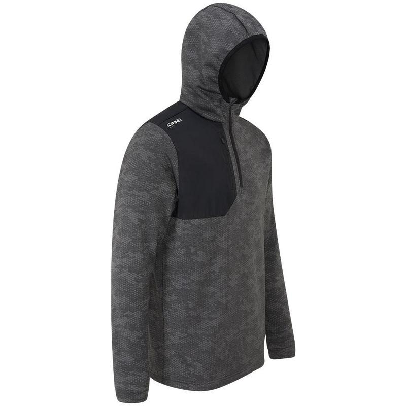 Ping Nexa Hooded Half Zip Golf Sweater - Black - main image