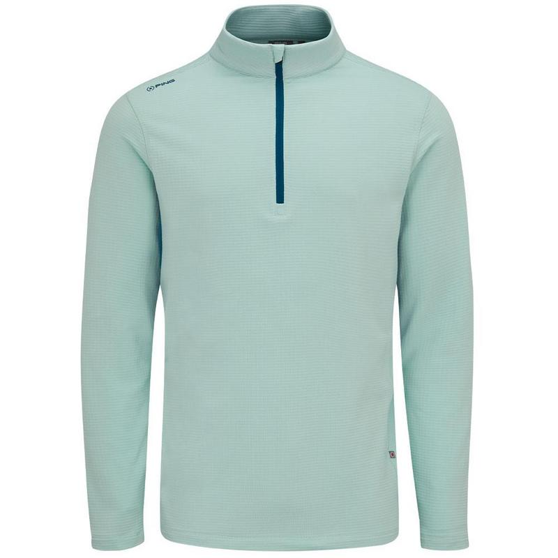 Ping Rhodri Half Zip Midlayer - Misty Green/Forest - main image