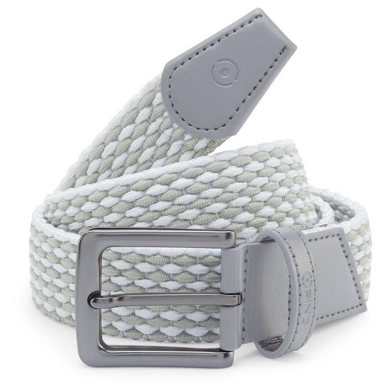 Ping Stretch Webbing Golf Belt - Pearl Grey