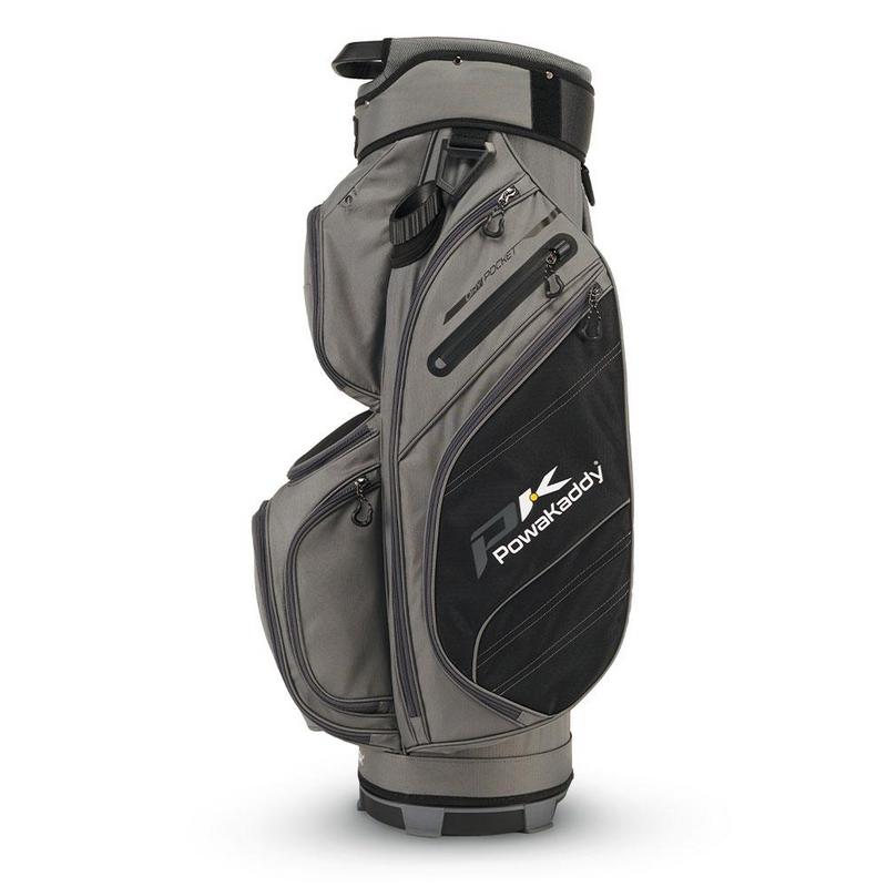 PowaKaddy DLX-Lite Golf Cart Bag 2024 - Gun Metal/Black - main image