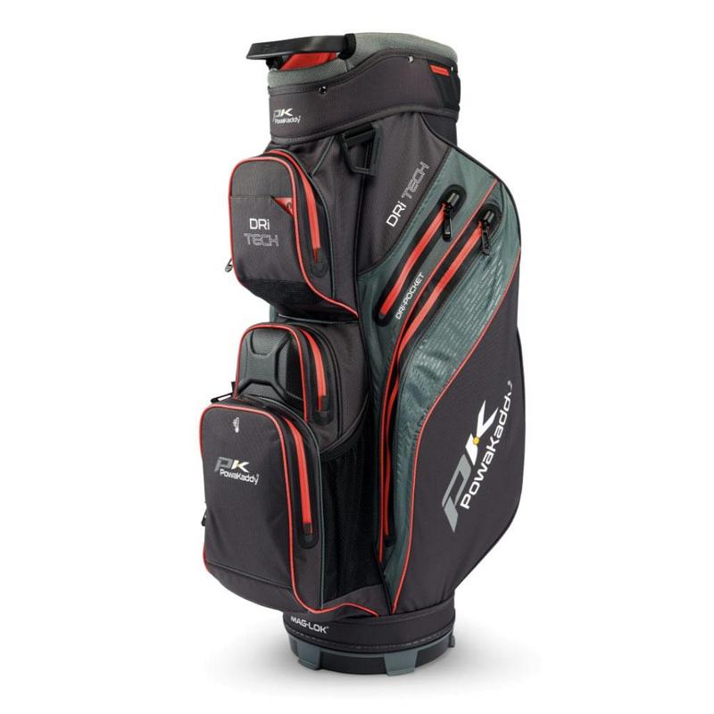 PowaKaddy Dri-Tech Waterproof Golf Cart Bag Black/Red