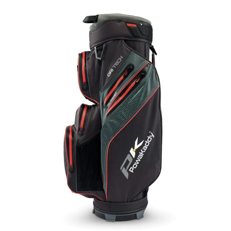 PowaKaddy Dri-Tech Waterproof Golf Cart Bag Black/Red - main image