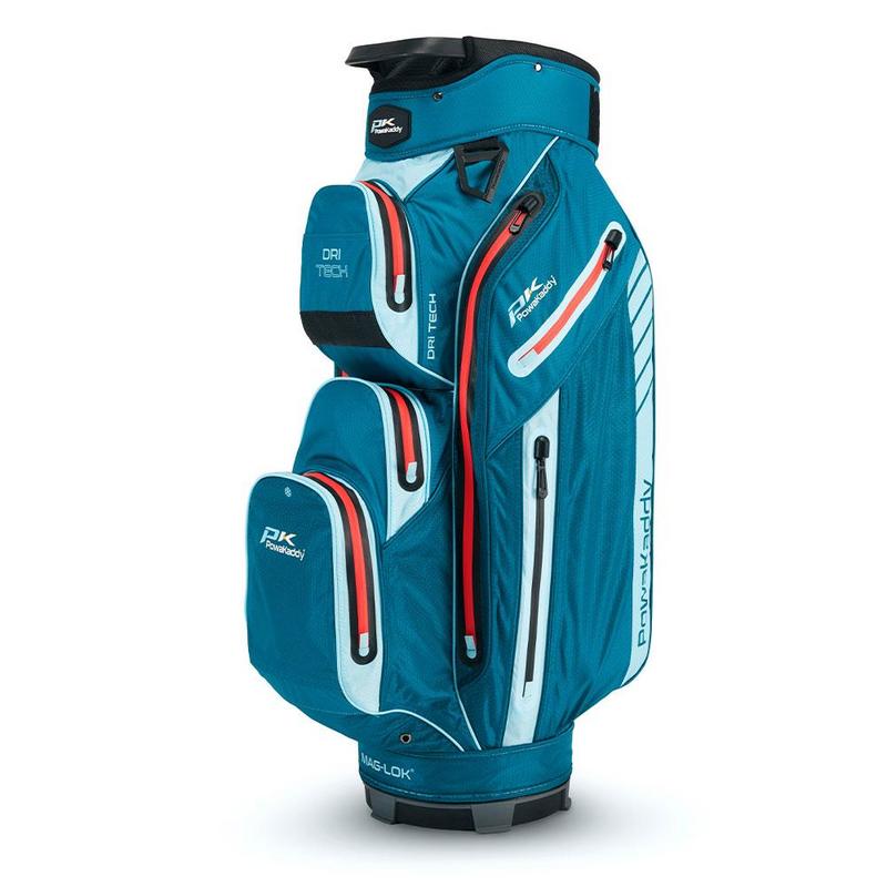 PowaKaddy Dri Tech Golf Cart Bag 2024 - Blue/Baby Blue/Red - main image