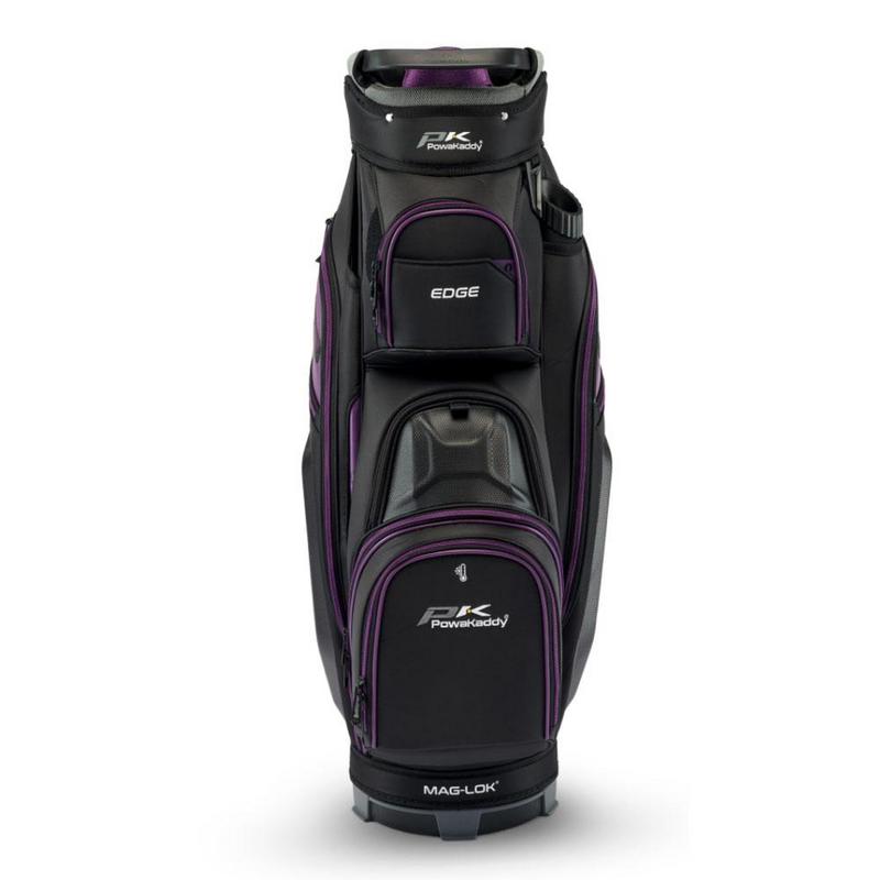 PowaKaddy Edge Golf Cart Bag Black/Purple - main image