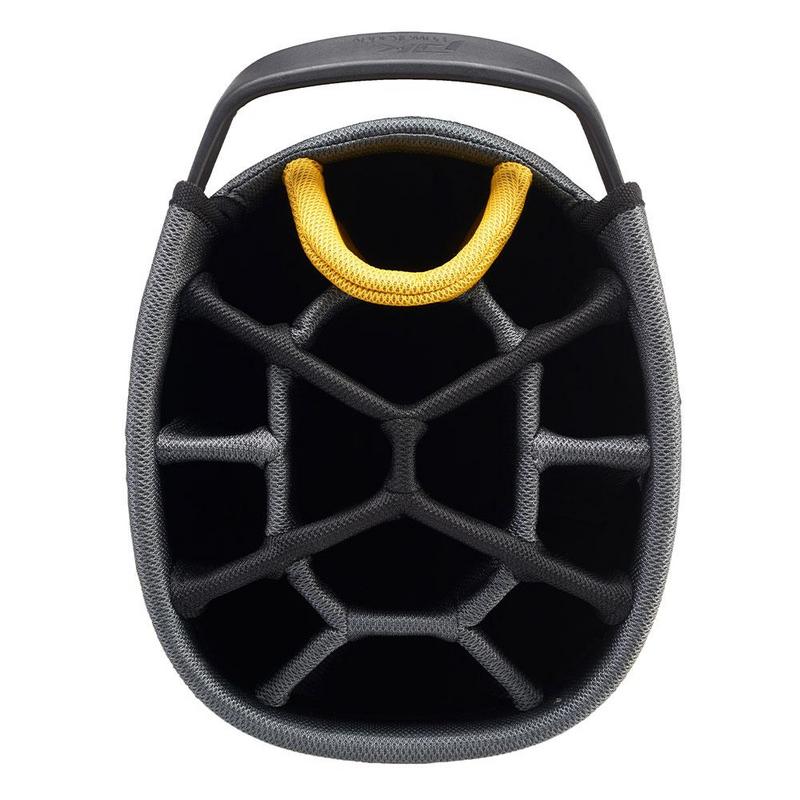 PowaKaddy Edge Golf Cart Bag - Black/Yellow - main image