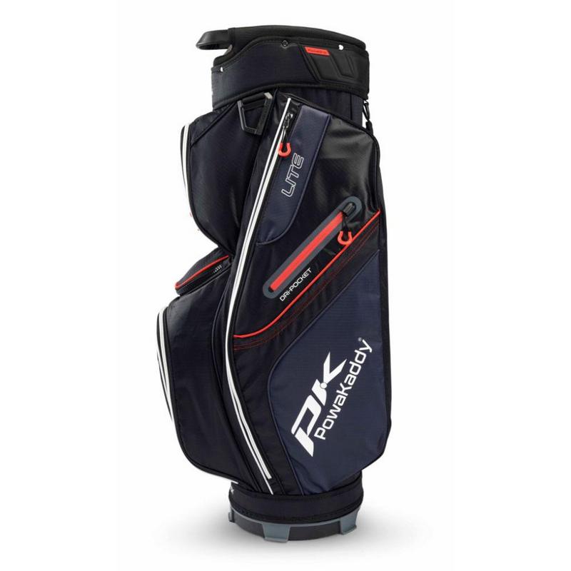 PowaKaddy Lite Golf Cart Bag - Black/White/Red - main image