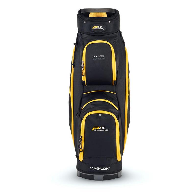 PowaKaddy X-Lite Golf Cart Bag 2024 - Black/Yellow - main image